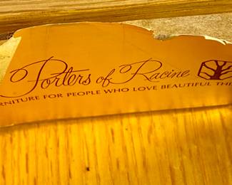 Porters of Racine label