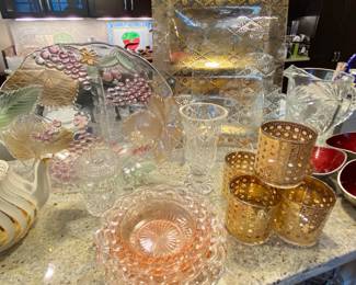 Glass servingware