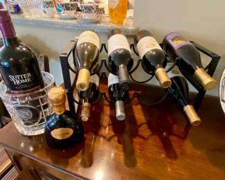Wine rack, ice bucket