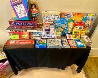 Games, playing cards, crayola crayon sets and marker sets