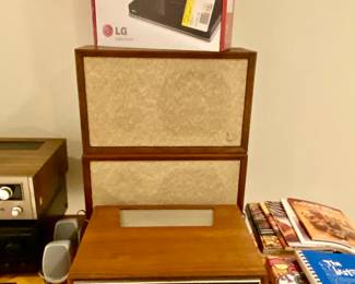 Electronics, speakers and cookbooks