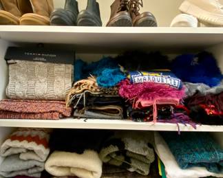 Scarves and sweaters