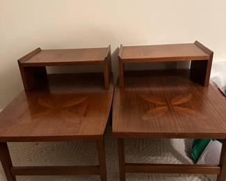 Vintage Lane Perception mid-century modern rose wood side table