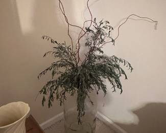 Large glass vase