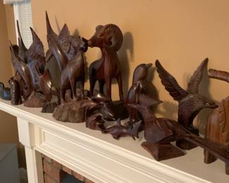 Wooden carvings