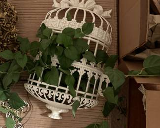 Vintage Home Interior wall bird cage