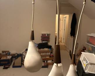 Mid-century modern teardrop chandelier