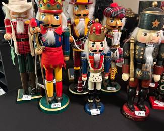 collectable nut crackers priced from $19-$49 each