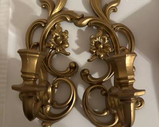 Syroco Regency candle sconces