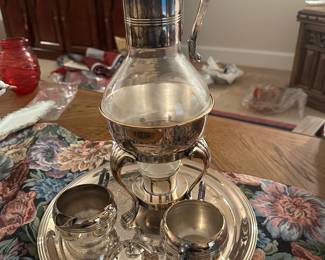 Silver serving set
