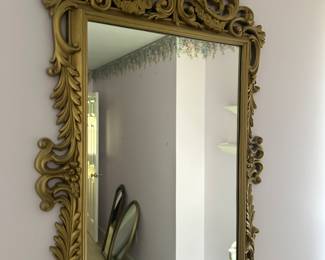 Syroco gold plastic wall mirror
