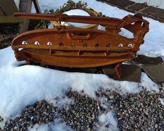 Vintage metal shingle cutter