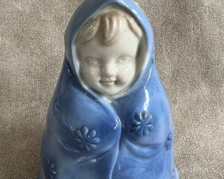 Vintage porcelain "Bare Bottom Bell" from Japan