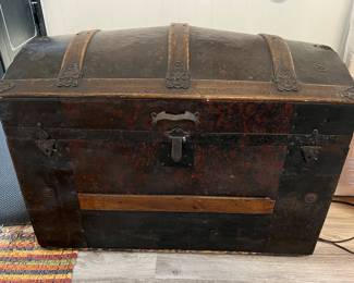 Vintage wood chest