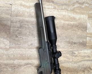Savage Oryx Black rifle with Crimson Trace scope