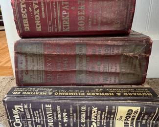Vintage phone directories