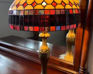 Tiffany style lamp
