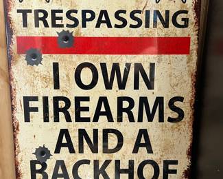 Metal signs