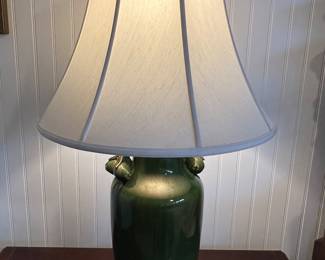 Ceramic base table lamp