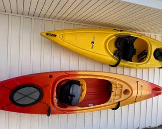 Perception and Heron kayaks
