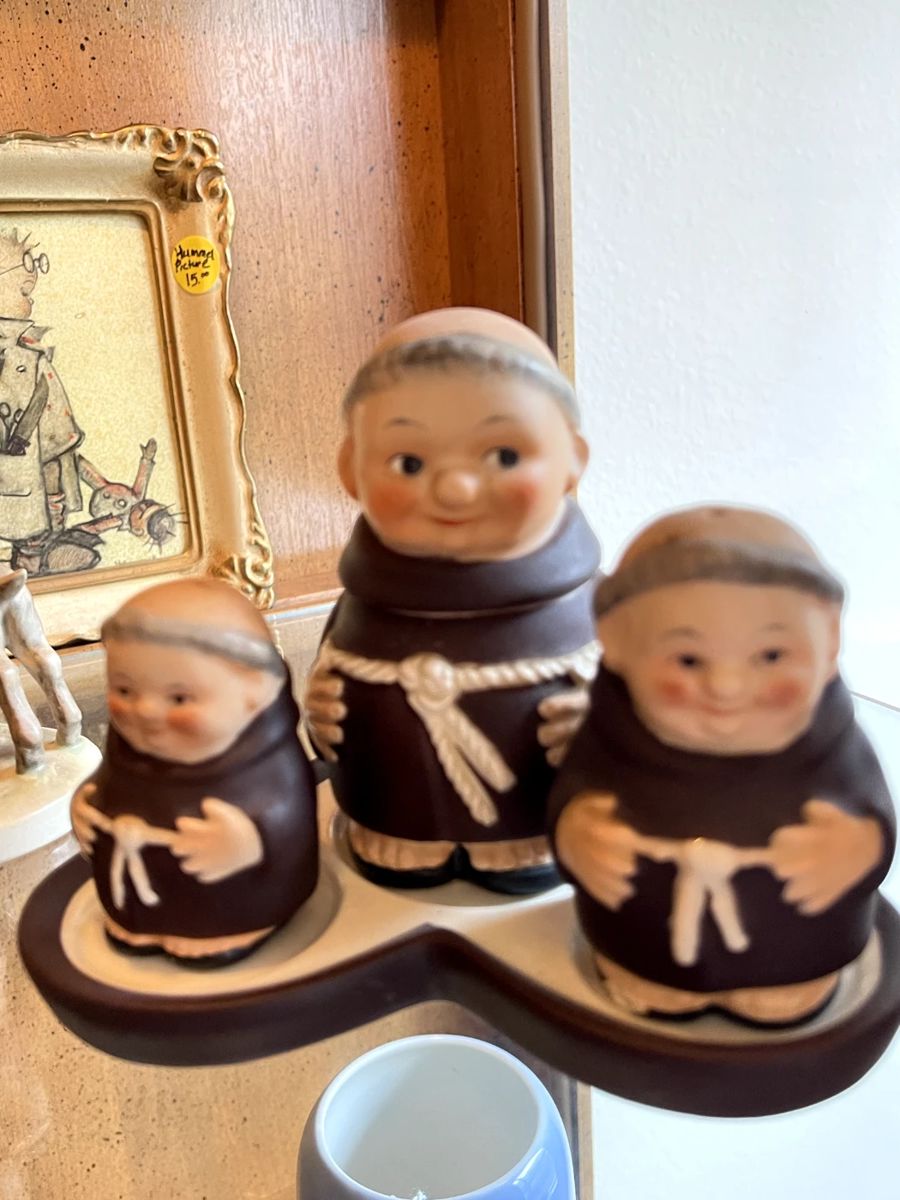 Goebel Monks with tray! 