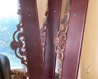 Cornice boards for large window, draperies and rods available too.