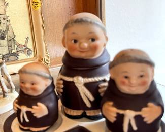 Goebel Monks with tray! 