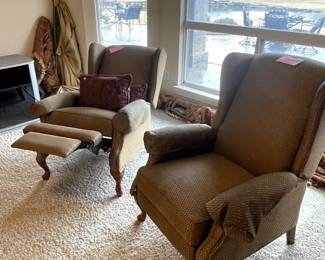 LaZBoy wingback recliners