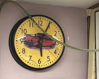 Vintage Chevy Wall Clock