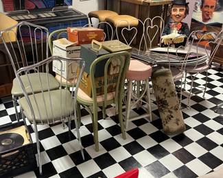 Mid Century Modern Chrome Chairs