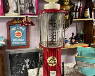 Roar With Gilmore 1920's Style Gas Pump Liquor Dispenser
