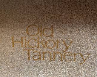 Old Hickory Tannery Chair & Ottoman
