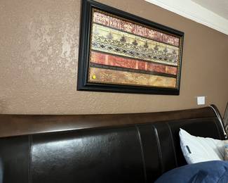 King size sleigh bed - matches dresser