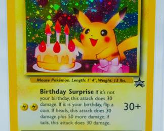 HAPPY BIRTHDAY PIKACHU BLACK STAR PROMO!