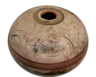 Large Vintage Santa Fe Pottery Vase Signed And Numbered