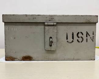 United States Navy Spare Parts Metal Locker (Great Piece)