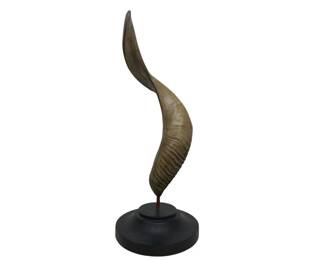 Lillian August Ram Horn Faux Sculpture