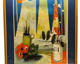 Still Life Lithograph Authenticated Limited Edition 114/375 - 26.5 X 22