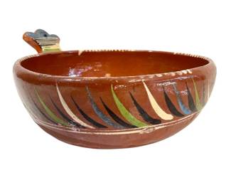 Vintage Mexican Terracotta Bowl