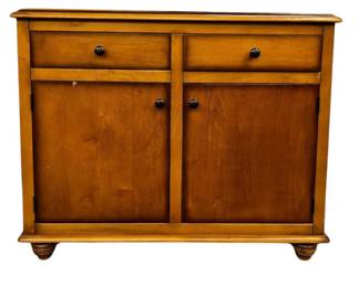 Server/Storage Cabinet 2 Drawer Top Over 2 Door Base Great Liquor Cabinet