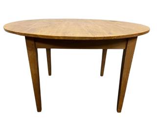 Antique Rustic Round Country Table 50X30