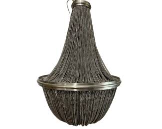 Mesh Metal Eichholtz Martinez Draping Chain Chandelier 18x18x33