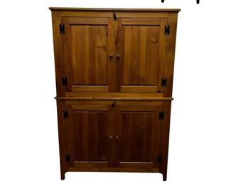 Two Piece Pine Cabinet 42x17.5x63.5