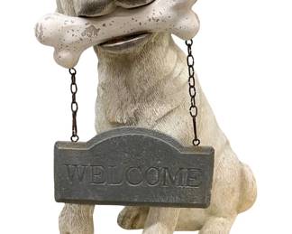 Labrador Retriever Welcome Statue