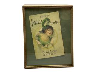 Framed Palace Theatre Poster 10x12.5