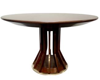 Solid Round Pedestal Table