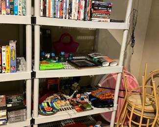Movies, dvds, vhs, books on tape
