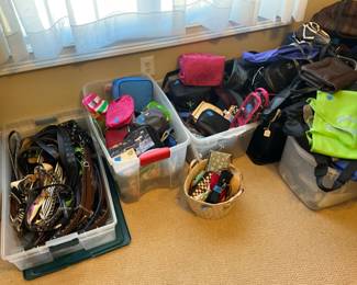 Belts, scarves, and fashion accessories