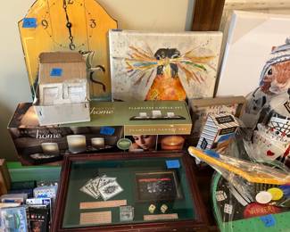 Artwork, framing supplies, frames, mat boards