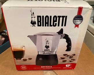 Bialetti Brikka Caffettiera Kaffeemaschine Cafetera 2 cup French Press